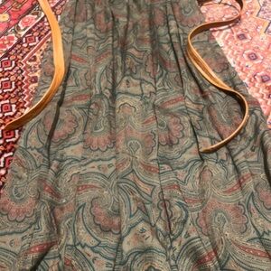 Elegant Paisley Maxi Dress